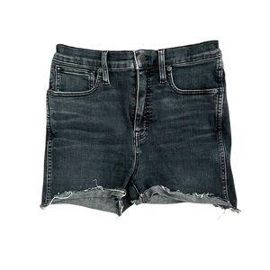 MADEWELL cut off Jean shorts black size 28